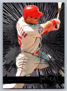 Platinum Edition 1996 Metal Universe #117 Mickey Tettleton Rangers Baseball Card - Picture 1 of 2
