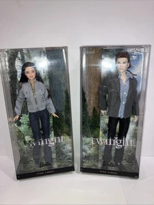 Twilight Bella & Edward Barbie Collector Dolls Set Pink Label Factory Sealed NEU - Bild 1 von 6