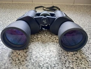 Rokinon Binoculars 10x50 Wide Angle Field 6.5. 1000 yards With Covers and Bag - Picture 1 of 7