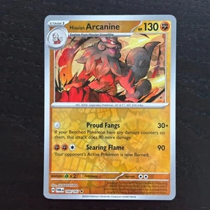 Hisuian Arcanine 100/167 Pokemon Twilight Masquerade SV06 Reverse Holo Rare NM - Picture 1 of 2