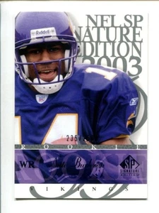 2003 SP Signature Edition #177 Rookie - Nate Burleson #/250 🏈 - Imagen 1 de 3