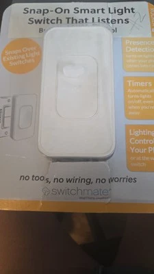 Interruptor de luz inteligente instantáneo Switchmate RSM002W Snap-On Foto 1 de 2