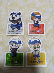 Jujutsu Kaisen Sticker Set Roll Ice Cream Collab Nanami Inumaki Nobara Panda - Picture 1 of 1