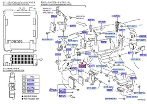 LEXUS LEXUS NX MK2 Stop Light Switch 8434019075 NEW GENUINE - Picture 1 of 2