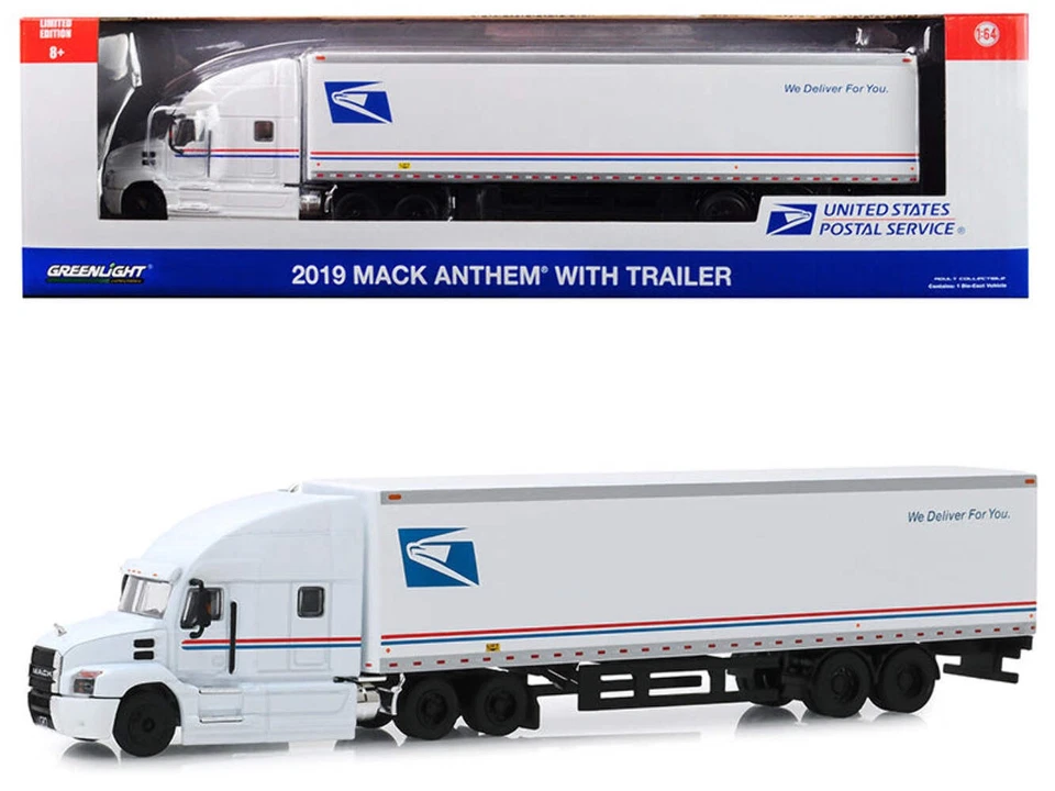 Tractor-remolque Mack Anthem 2019 de 18 ruedas "USPS" (Servicio Postal de los Estados Unidos Foto 1 de 1