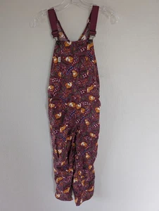 Duluth Trading Overalls Girls Sz 7 Fox Cottagecore Fairycore Fall Gardening Bibs - Picture 1 of 16