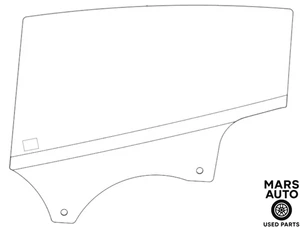 TESLA MODEL 3 DOOR LAMINATED GLASS LEFT FD LH 1768719-00-D OEM - Picture 1 of 2