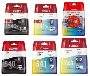 ORIGINAL DRUCKERPATRONEN CANON PG-540 CL-541 PIXMA MG3150 MG3550 MX395 TS5150 - Bild 1 von 7