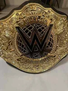 New 2023 World Heavyweight Championship Replica Title Brass Belt 4mm Diecast - Picture 1 of 6