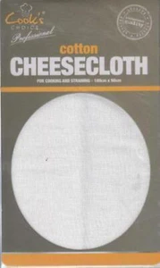 PANNO PER FORMAGGIO MUSSOLA 180cm x 90cm COTONE CEPPO COTTURA SCARICO VAPORE - Foto 1 di 1