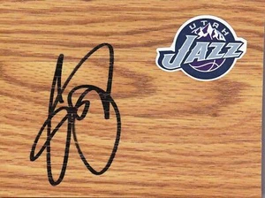 Utah Jazz Gordan Hayward Signed Floorboard COA - Picture 1 of 1