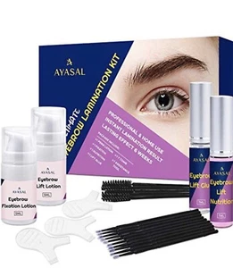 Ayasal The Ultimate Eyebrow Lamination Kit lift DIY Brow Perm Professional Easy - Picture 1 of 11