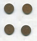 Bank Deutscher Länder 1 Pfennig 1948 D,F,G,J (6)