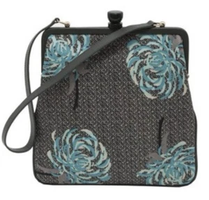 Autentica borsa caprifoglio Ada Rose stampa Edith London Lisa Levis nuova con etichetta - Foto 1 di 12