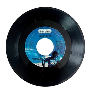 Quiet Riot Cum On Feel The Noize Run For Cover 45 1983 Vinyl Record 7" 45BinL - Picture 1 of 2