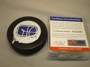 Bo Horvat Signed Vancouver Canucks Retro Hockey Puck Autographed PSA/DNA COA 1B - Picture 1 of 4