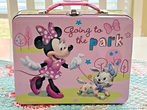 Fiambrera metálica rosa Disney Minnie Mouse "Ir al parque" - Imagen 1 de 13