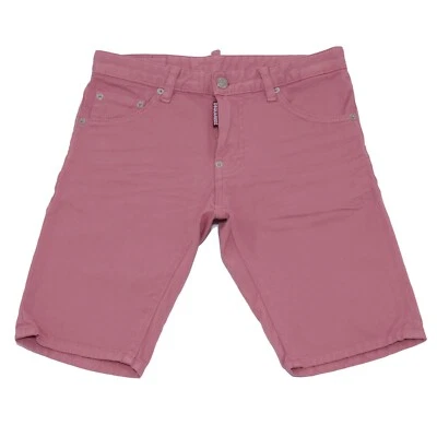 5747AB bermuda bimbo BOY DSQUARED2 pink denim shorts kid - Bild 1 von 4