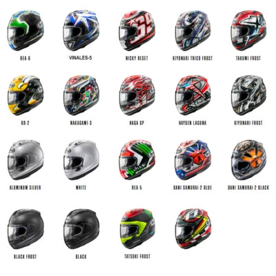 Arai Corsair-X Motorcycle Helmet - SNELL - CHOOSE COLOR & SIZE - Image 1 of 2