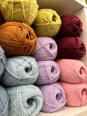 Lana Grossa Meilenweit MERINO UNI 4fach , Sockenwolle, Sw/PA, 100g ca. 420m - Bild 1 von 3
