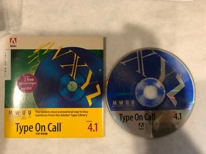 Adobe Type On Call Version 4.1 - Picture 1 of 4