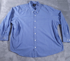 Bonobos Shirt Mens 4XL Long Sleeve Button Down Prominent Fit Blue