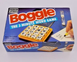 Vintage Boggle The Three Minute Word Game In Good Condition by Parker 515 - Picture 1 of 7