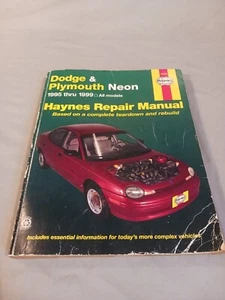 DODGE and PLYMOUTH NEON 1995 thru 1999 Haynes Repair Manual - USED - Picture 1 of 4