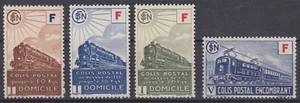 FRANCE COLIS POSTAUX : LOCOMOTIVE N° 200/203 NEUFS ** GOMME SANS CHARNIERE - Picture 1 of 2