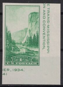 US:1934 SC#751 imperf. MNH Trans-Mississippi Philatelic Exposition Issue
