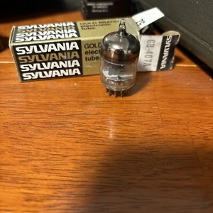 NOS VINTAGE GB-407A NIB SYLVANIA GOLD BRAND ULTRA PREMIUM AUDIO TUBE (qty) - Picture 1 of 5