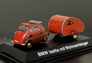 1/43 BMW Isetta Caravan with a trailer SCHUCO - Picture 1 of 7