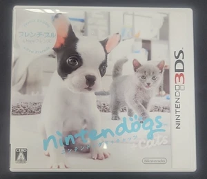Nintendo 3DS - Nintendogs + Cats Bulldog Francés - CIB * Vendedor de EE. UU. * JP Japonés - Imagen 1 de 5