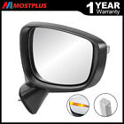 Passenger Side Heated Manual Fold Mirror For 2015-16 Mazda CX-5 w/ Signal 6 Wire