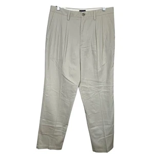 Dockers Easy Khaki Classic Fit Pleated Stretch Performance Pants Men's 32x32 - Picture 1 of 21