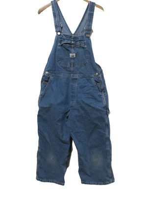 Mono con tirantes remachado Lee vintage años 90 talla L azul denim recortado carpintero Foto 1 de 4