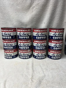 Vintage American Deluxe Ein Pfund Kaffeedose, Preis gilt für jeden - Bild 1 von 13