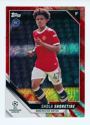 2021-22 Shola Shoretire Topps Jade Edition Red Foil Rookie Soccer Card 5/5 - Image 1 of 3