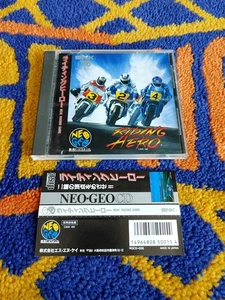neo geo cd - RIDING HERO - w/ Spine card - Picture 1 of 3
