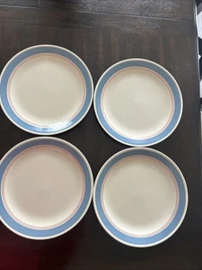 VINTAGE CORELLE "COLONIAL BLUE 10 1/4" SPEISETELLER 4er Set - Bild 1 von 12