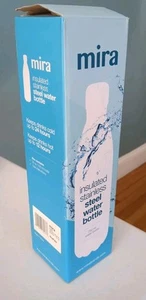 NUOVO IN SCATOLA - MIRA 25oz Borraccia Isolata in Acciaio Inox, Palma Blu - Foto 1 di 11
