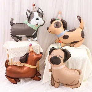 4pcs Cartoon Pet Theme Aluminum Foil Balloons Party Decor for Celebration - Picture 1 of 13