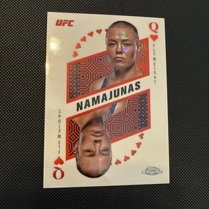 2025 Topps Chrome UFC Rose Namajunas Kings and Queens #KAQ-8 - Foto 1 di 6