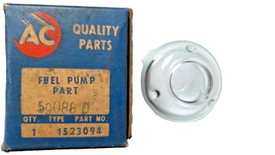 Chevrolet y camioneta 1937-1954; Corvette 1953-55 6 cilindros: NOS AC bomba de combustible cuenco de vidrio Foto 1 de 3