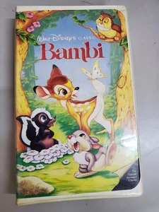 Walt Disney's Classic Bambi (VHS, 1989) Black Diamond Edition - Picture 1 of 3