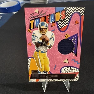2025 Panini Donruss Elite Throwback Threads John Jefferson Patch 🏈 - Picture 1 of 2