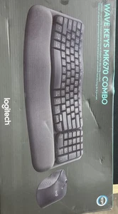 Logitech MK670 Wireless Wave Keys Combo (Keyboard & Mouse) (New/ Unopened Box) - Picture 1 of 2