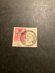 Scott francés Marruecos #6a usado en una pieza - Imagen 1 de 1