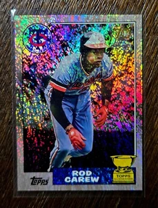 2021 Topps All Star Rookie Cup #42 Rod Carew Holofractor SP /99 HOF Legend - Picture 1 of 3