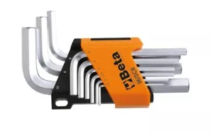 Beta 9 piece Offset Hex Key Wrench Set, Metric 1.5 - 10mm Allen Keys - 96/SC9 - Picture 1 of 2